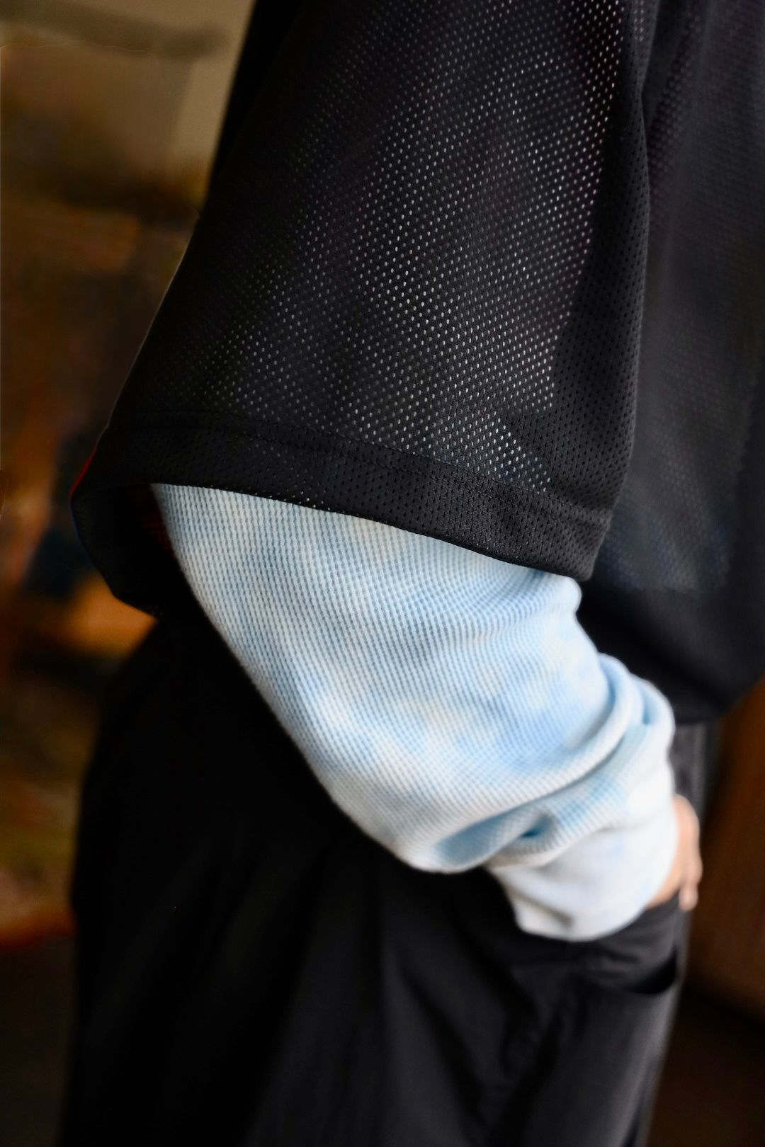 S.F.C SUPER WIDE DETACHABLE PANTS"BLACK"スタイル