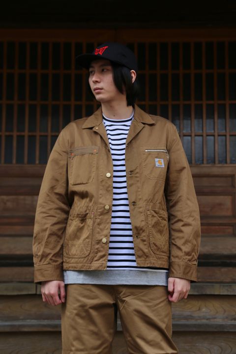 eYe JUNYA WATANABE COMME des GARCONS MAN CarharttカーハートWネームジャケット style.2021.4.17.