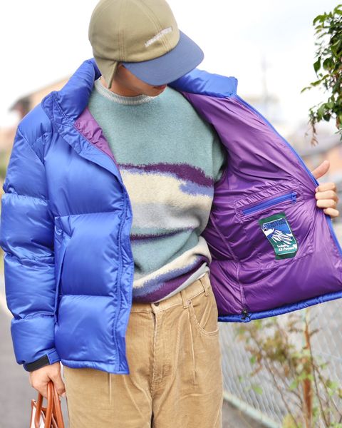 SEDAN ALL-PURPOSE セダンオールパーパスFW23 Micro Ripstop Down Jacket "Nautical Blue"スタイル