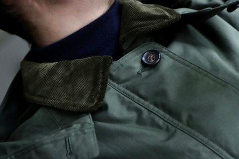 アプレッセ22FW Ventile Hunting Half Coatスタイル.2022.10.1.