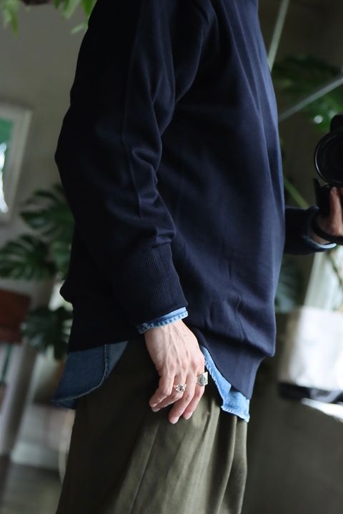 A.PRESSE 22FW L/S Knit T-Shirtスタイル