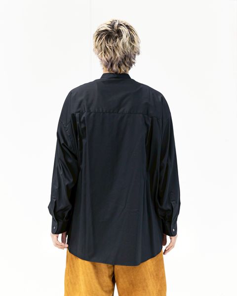 Graphpaper Silicon Poplin Oversized Band Collar Shirt 2月28日(土)新作発売！
