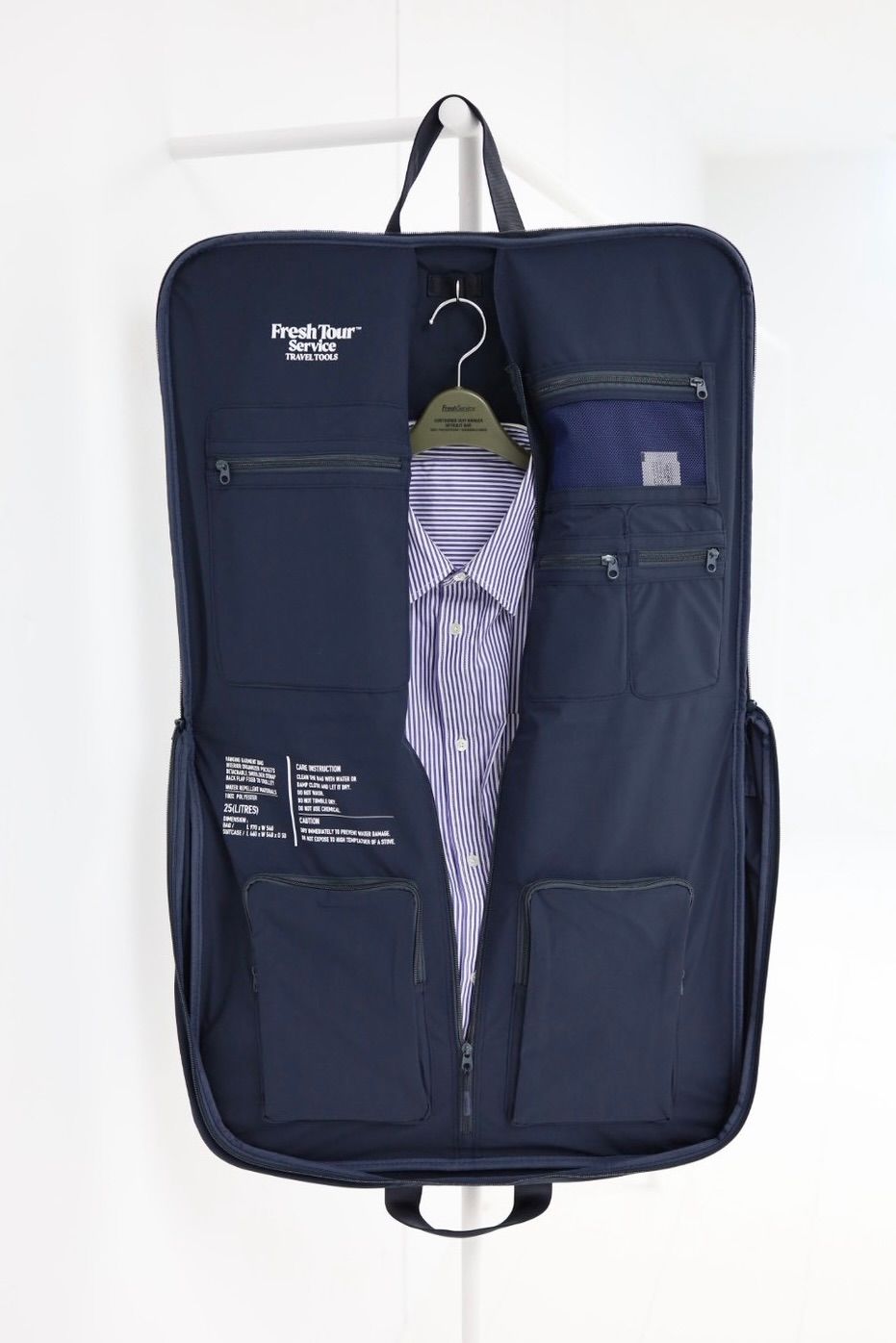 フレッシュサービス MULTI POCKET GARMENT BAG(FSP253-90065B)NAVY