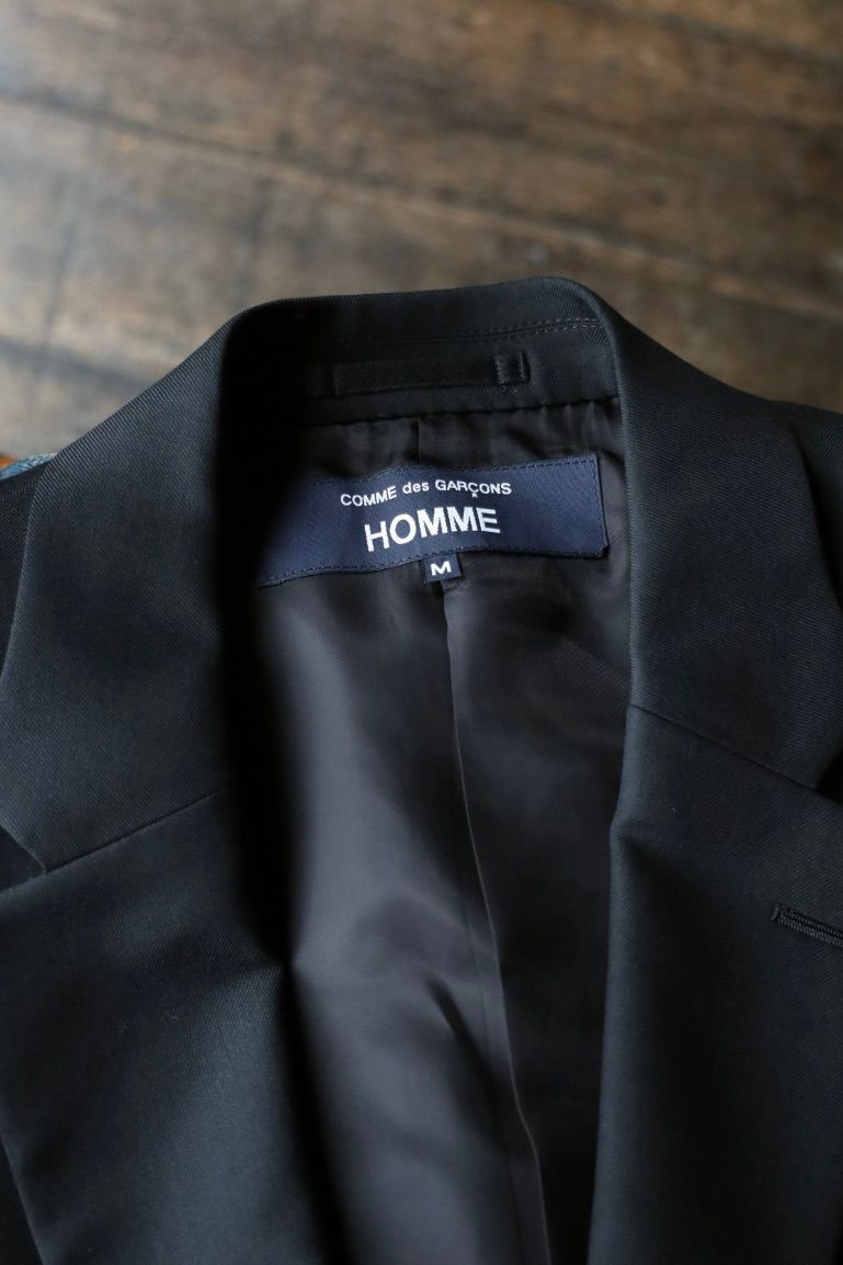 【希少】トリココムデギャルソン　AD2002 パール ミリタリージャケット 黒 COMME des GARCONS - COMME des GARCONS HOMME PLUS コム デ