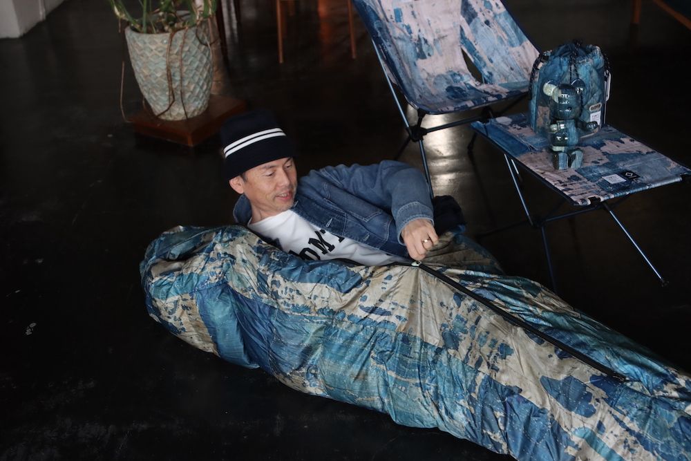 ファンダメンタル22SS NANGA SLEEPING BAG ナンガスリーピングバッグ(FA22/NG11)BORO