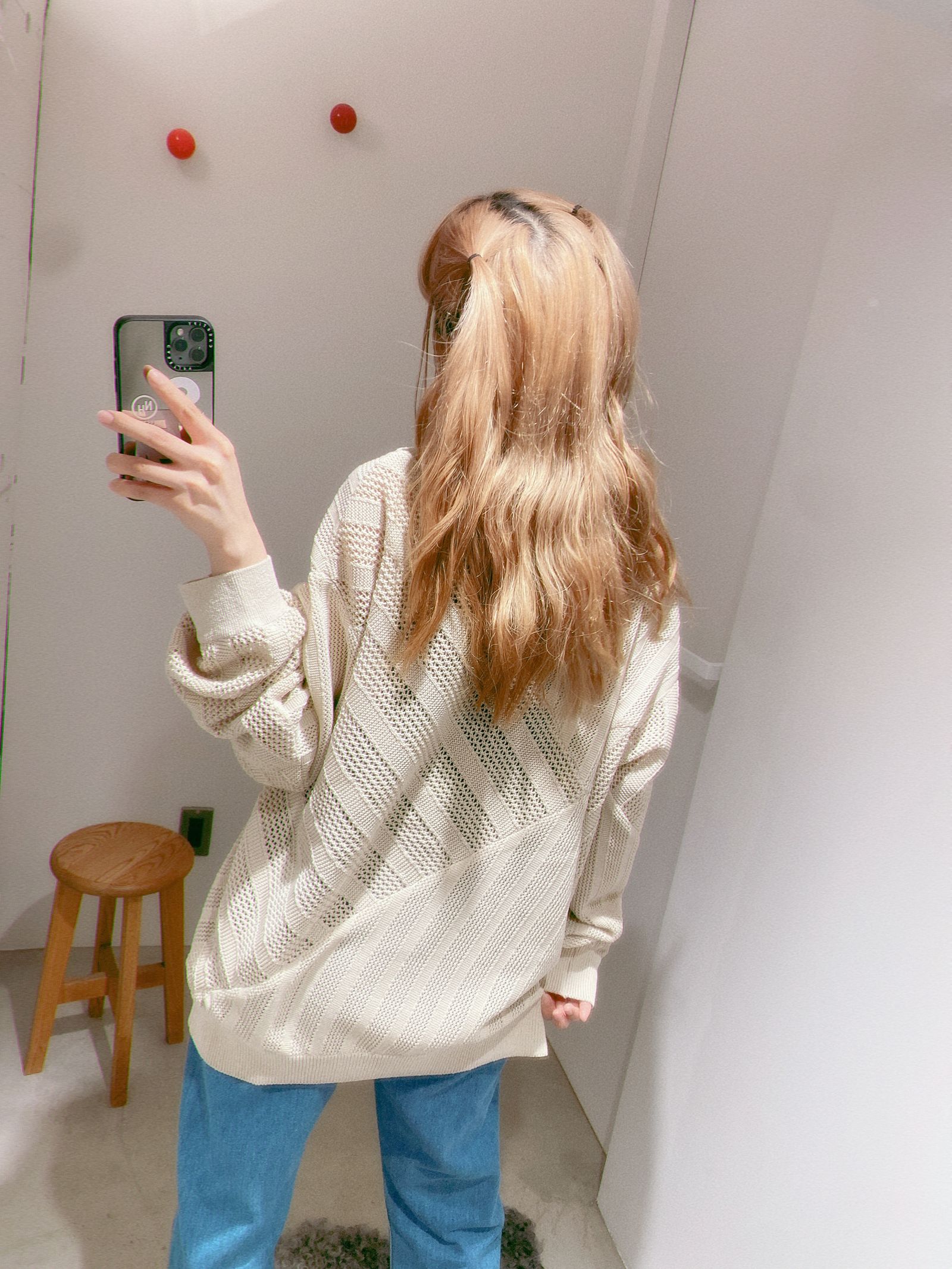 YOKE - ヨーク24SS COTTON MESH STRIPE ZIP-UP CARDIGAN YOKE - ヨーク24SS COTTON MESH STRIPE ZIP-UP CARDIGAN