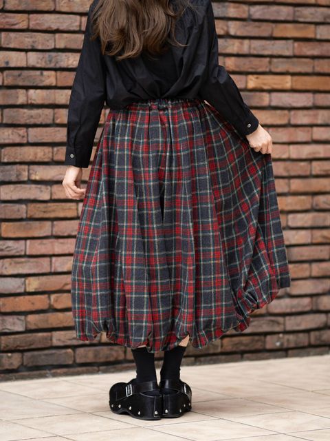 tao 新作ウールミルドタータンチェック先染パンツ style.2026.10.18