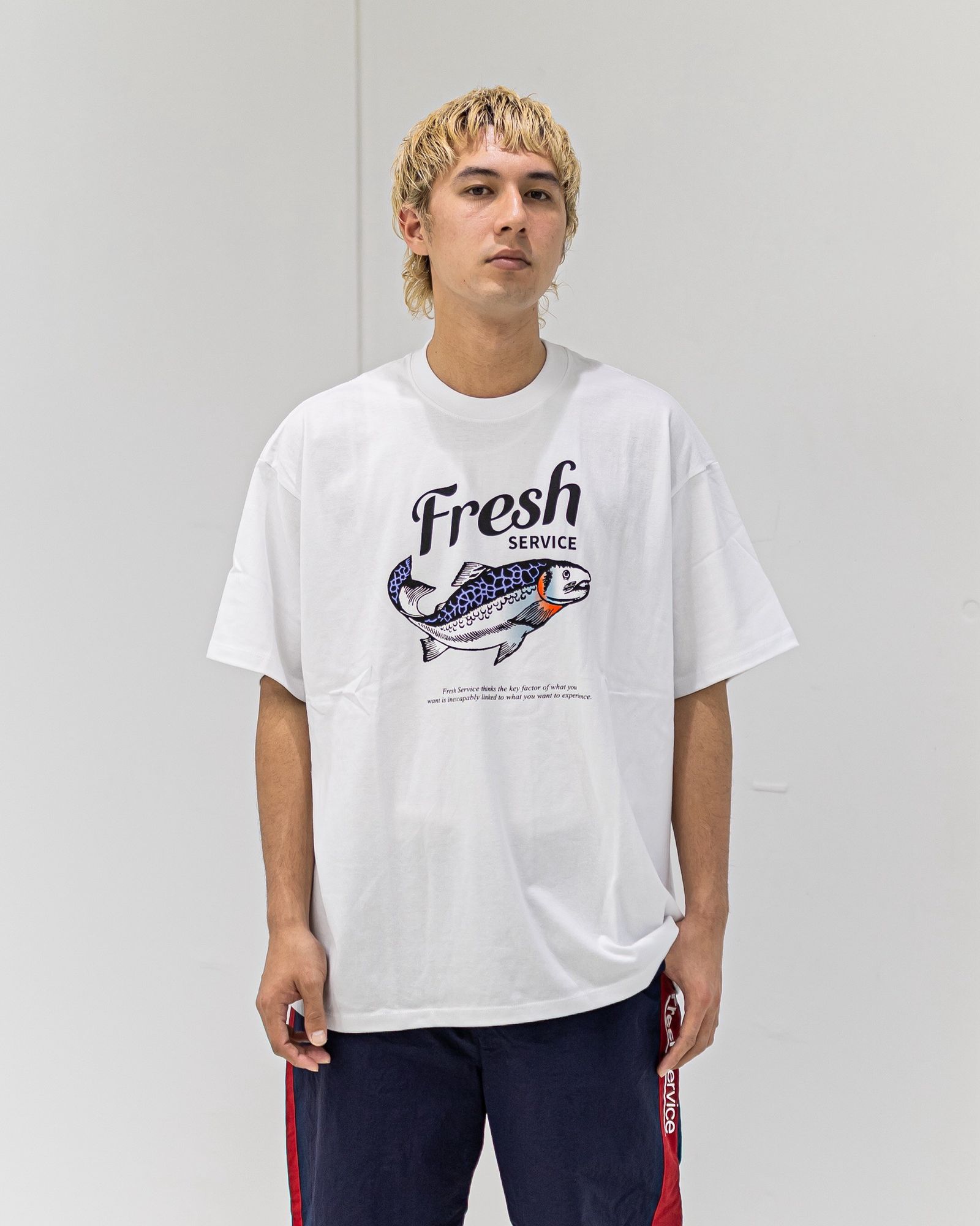 FreshService CORPORATE PRINTED S/S TEE "FISH" (WHITE) 新作発売！
