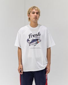 フレッシュサービス CORPORATE PRINTED S/S TEE "FISH"(FSC261-70153)WHITE☆4月18日(土)新作発売！