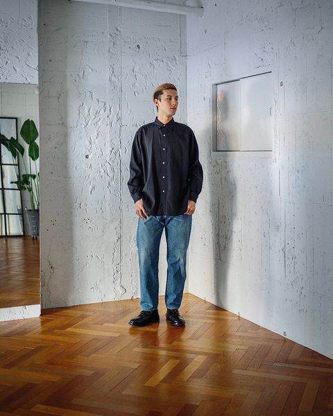 A.PRESSE Double Weave Twill Regular Collar Shirt 1月11日(土)新作発売！