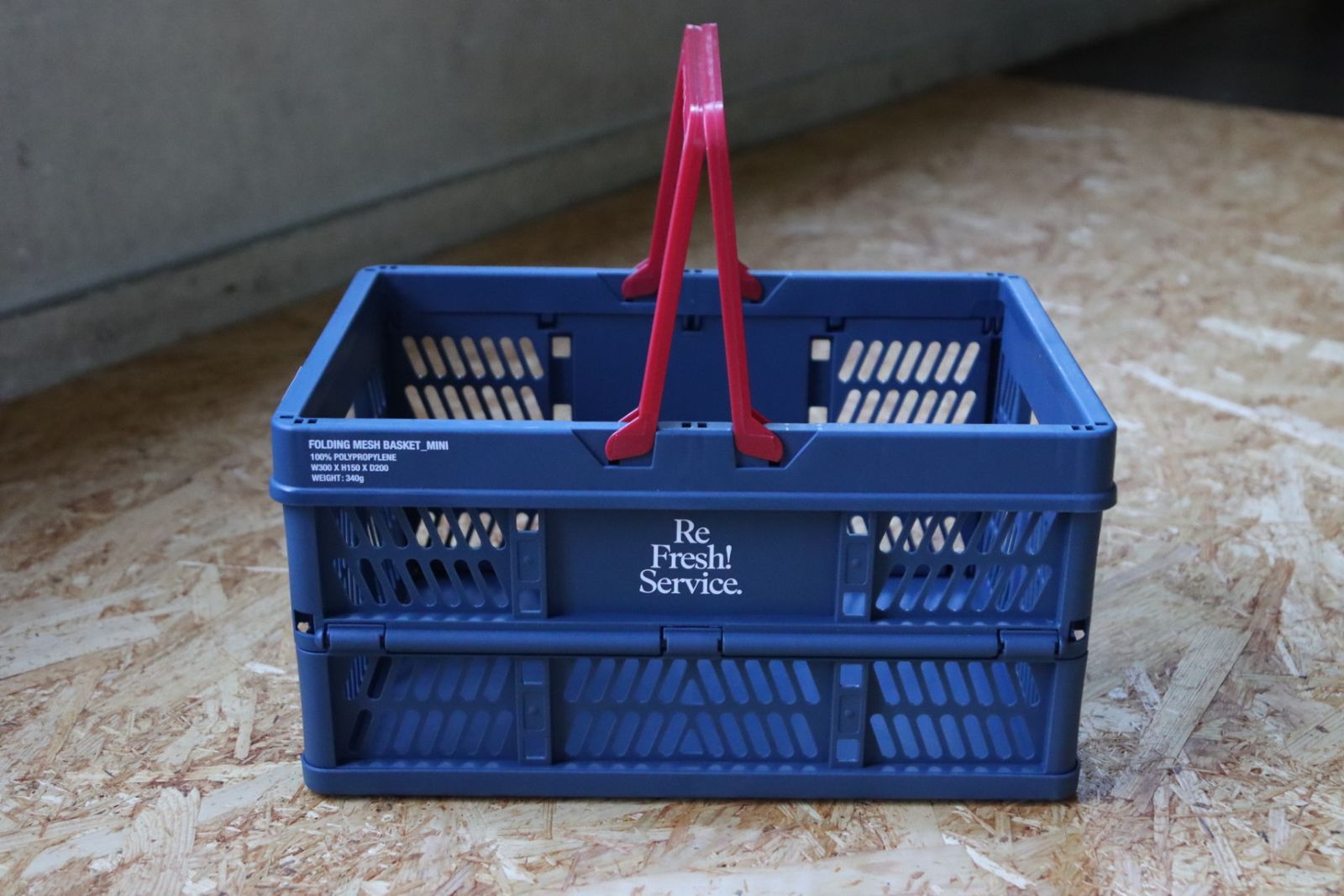フレッシュサービスReFresh!Service. “SAUNA FOLDING MESH BASKET”(NAVY)