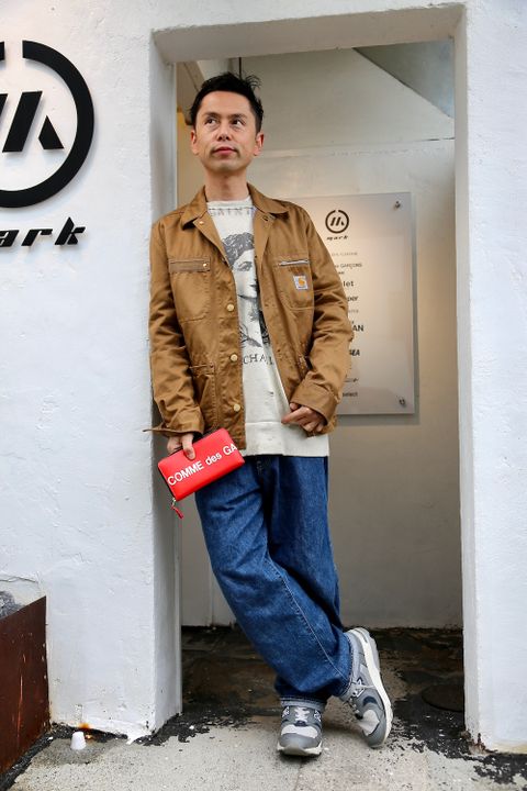 eYe JUNYA WATANABE COMME des GARCONS MAN CarharttカーハートWネームジャケットstyle.2021.4.16.