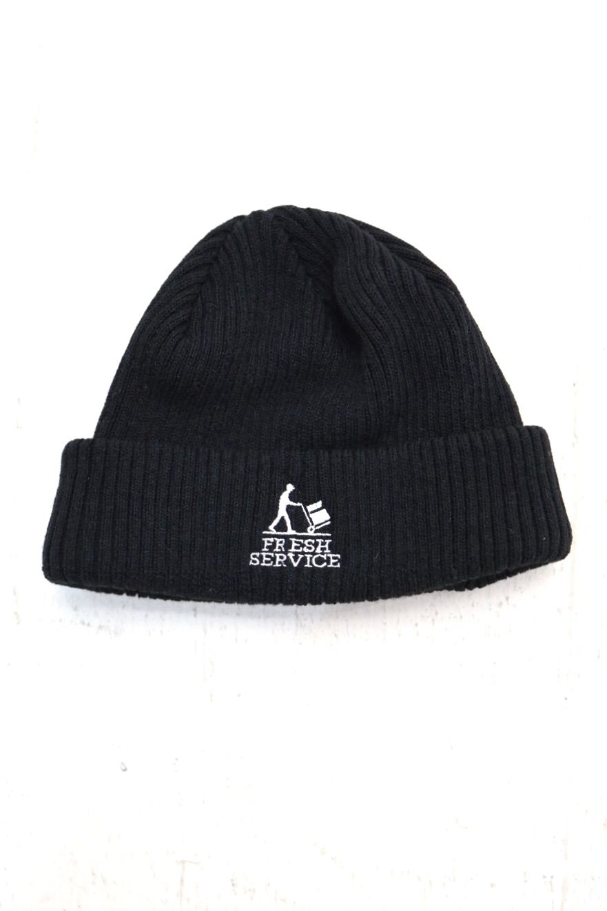フレッシュサービス 26AW THERMAL RIB KNIT WATCH CAP(FSP263-90010)BLACK☆10月17日(土)新作発売！