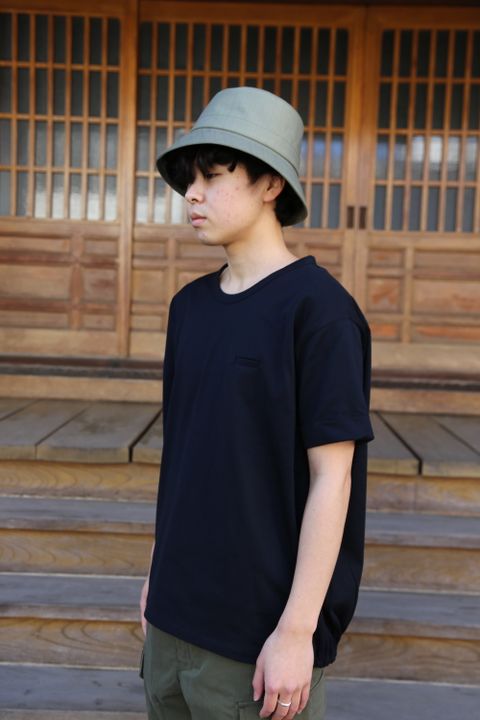 Dulcamara バルーンTシャツ(D121-T800),よそいきバケットハット(D121-G110) style. 2021.03.08.