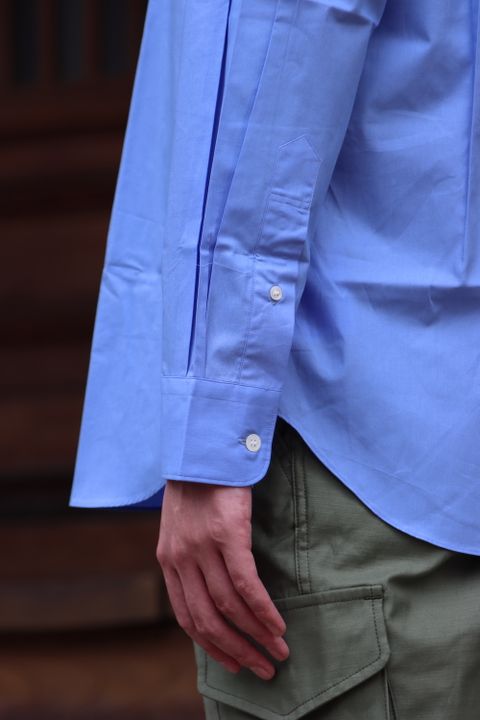 Comme Des Garcons Homme 綿ブロードロゴプリントシャツ(HH-B015-051) style.2020.9.5.