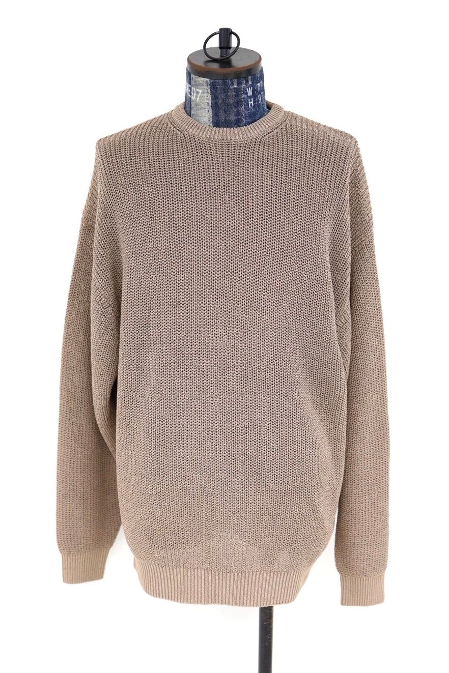 グラフペーパー26SS Coiled Wool Nylon Crew Neck Knit(GM261-80433)TAUPE☆2月28日(土)発売！