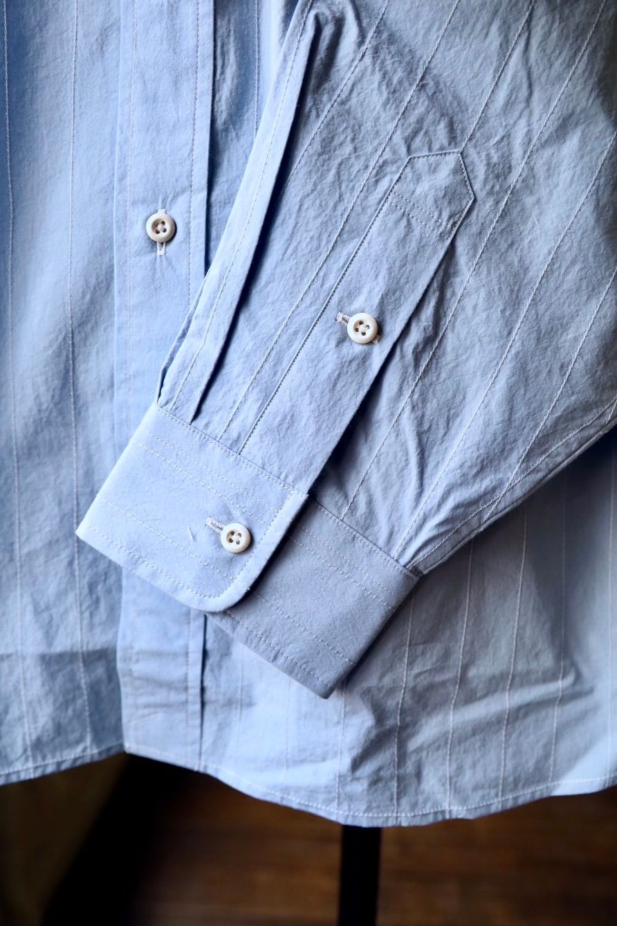 S.F.C 25SS エスエフシー STITCHED SFC SHIRT(SFCSS25S04)Sax☆2月15日(土)発売！