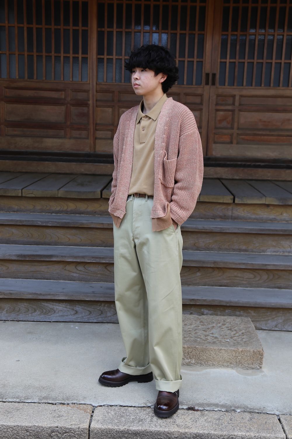 YOKE 5G CONNECTING RIB CARDIGAN(YK21SS0223S) style. 2021.03.24.