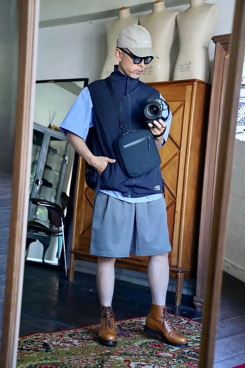 FreshService フレッシュサービス 26SS 空調服®︎ × FreshService "AIR COOLING VEST_Ver.2.0"スタイル