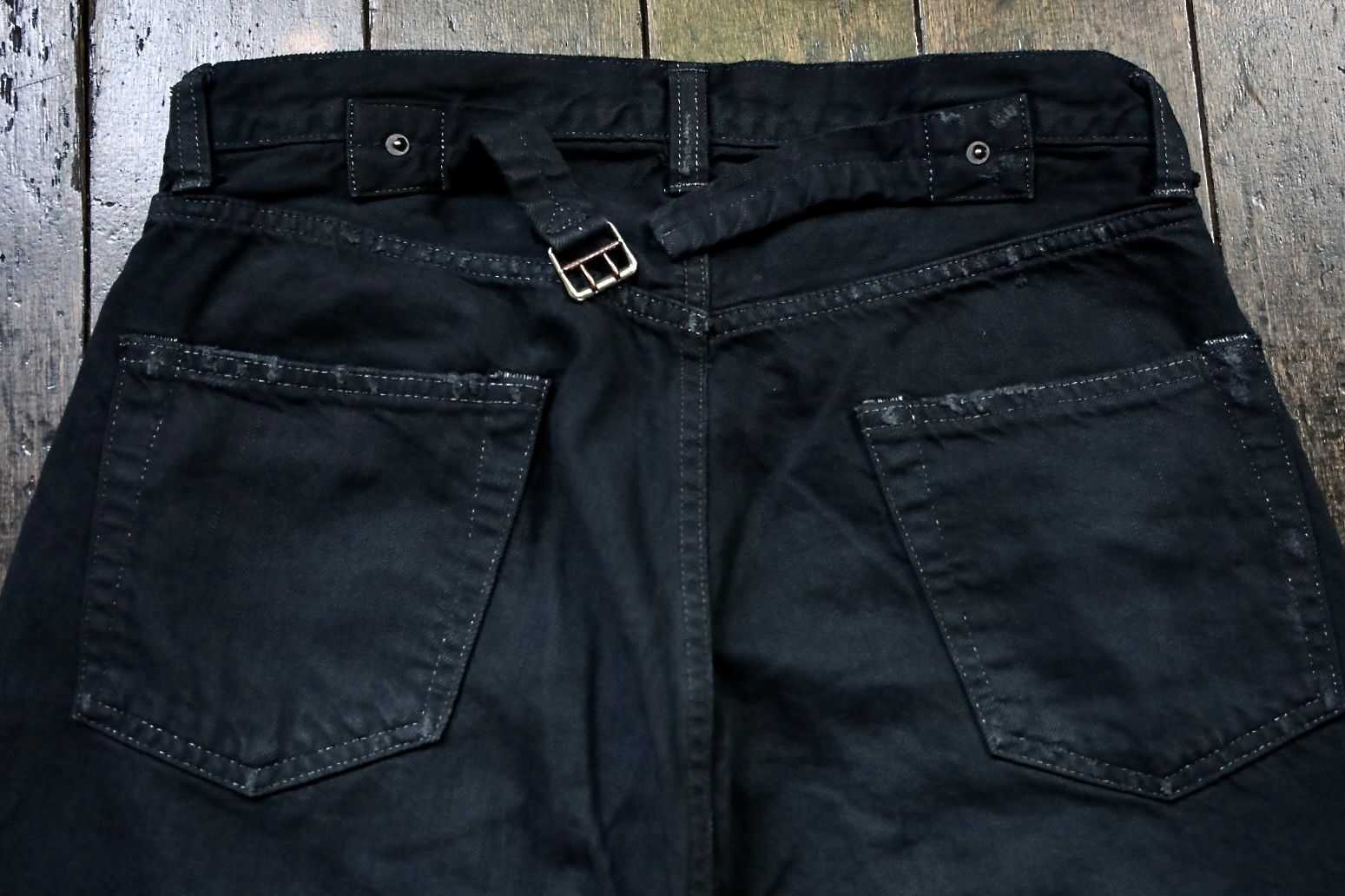 A.PRESSE - アプレッセ No.37 Washed Wide Denim Pants(24AAP-04