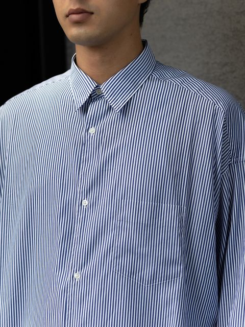 Graphpaper Broad Stripe L/S Oversized Regular Collar Shirt 新作発売！