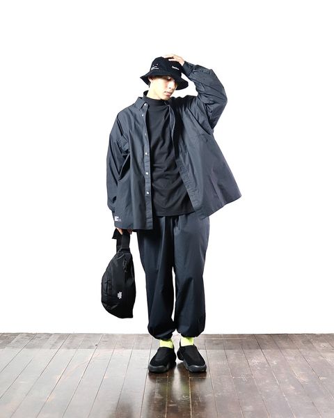 FreshService フレッシュサービス UTILITY B.D SHIRT"BLACK"スタイル