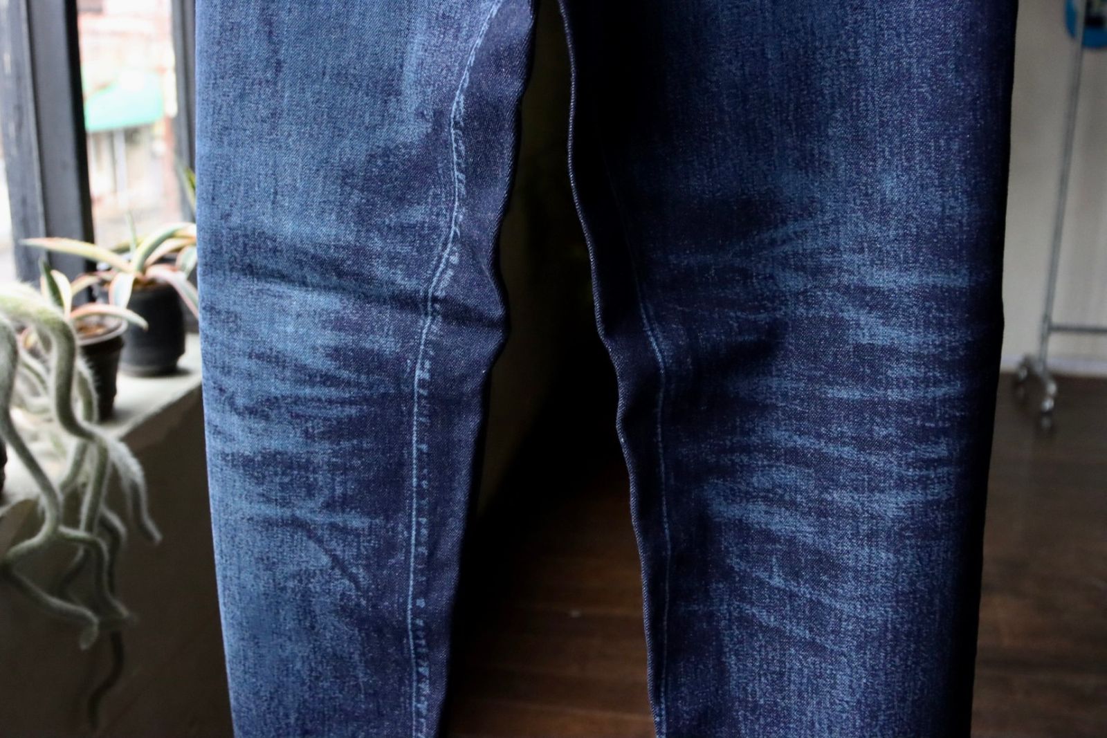 ヨーク23SSデニム LASER PROCESSED 5P STRAIGHT DENIM PANTS(YK23SS0468P-L)INDIGO