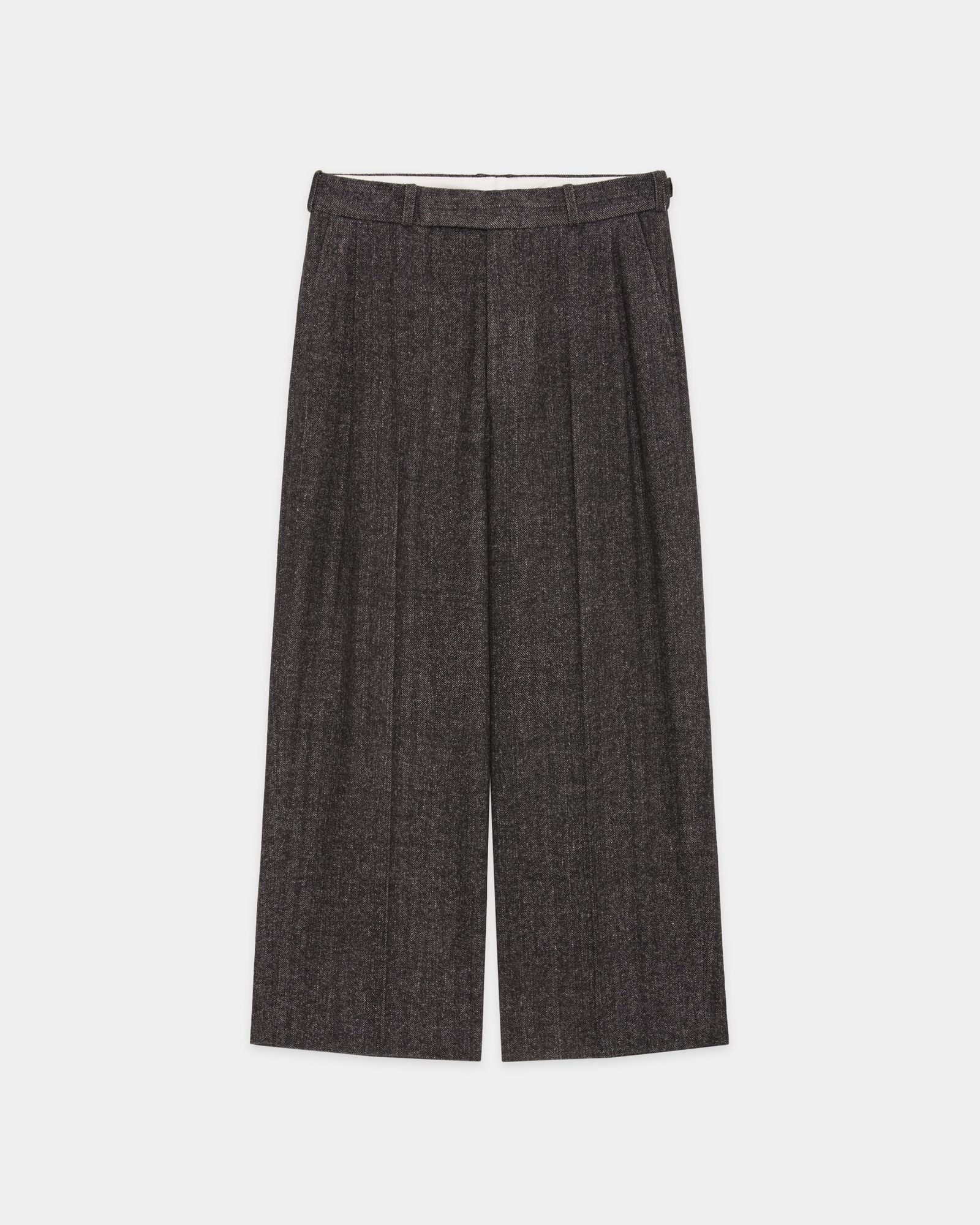 マーカ 26AW SINGLE PLEAT WIDE TROUSERS(M26C19PT01C)HERRINGBONE☆新作発売！