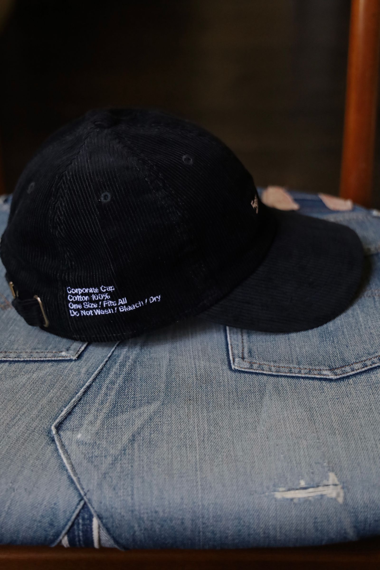 フレッシュサービス  CORDUROY CORPORATE CAP(FSP253-90031B)BLACK★10月11日(土)発売！