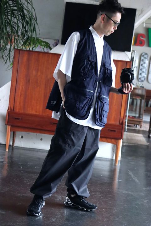 FreshService 22SS TYPEWRITER TACTICAL VEST"NAVY"style.2022.3.12.