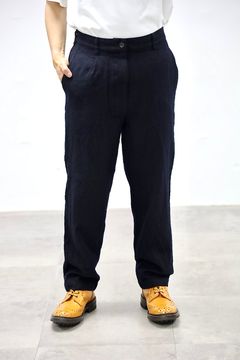 COMME des GARCONS HOMME ウールサージ製品縮絨3Bジャケットセットアップ"NAVY"スタイル2025.10.5.