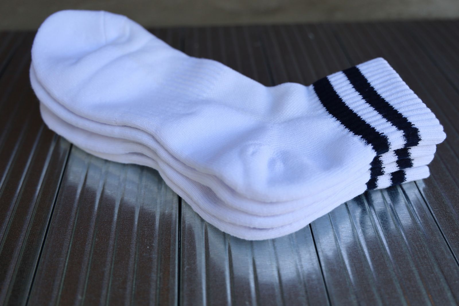 フレッシュサービスソックス 2-PACK LINE SHORT SOCKS (NAVY)☆再入荷！
