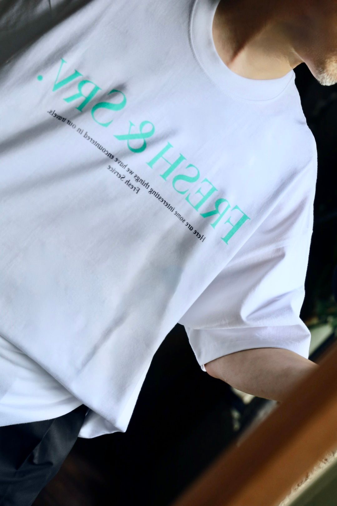 FreshService CORPORATE PRINTED S/S TEE ‘‘FRESH&SRV’’スタイル