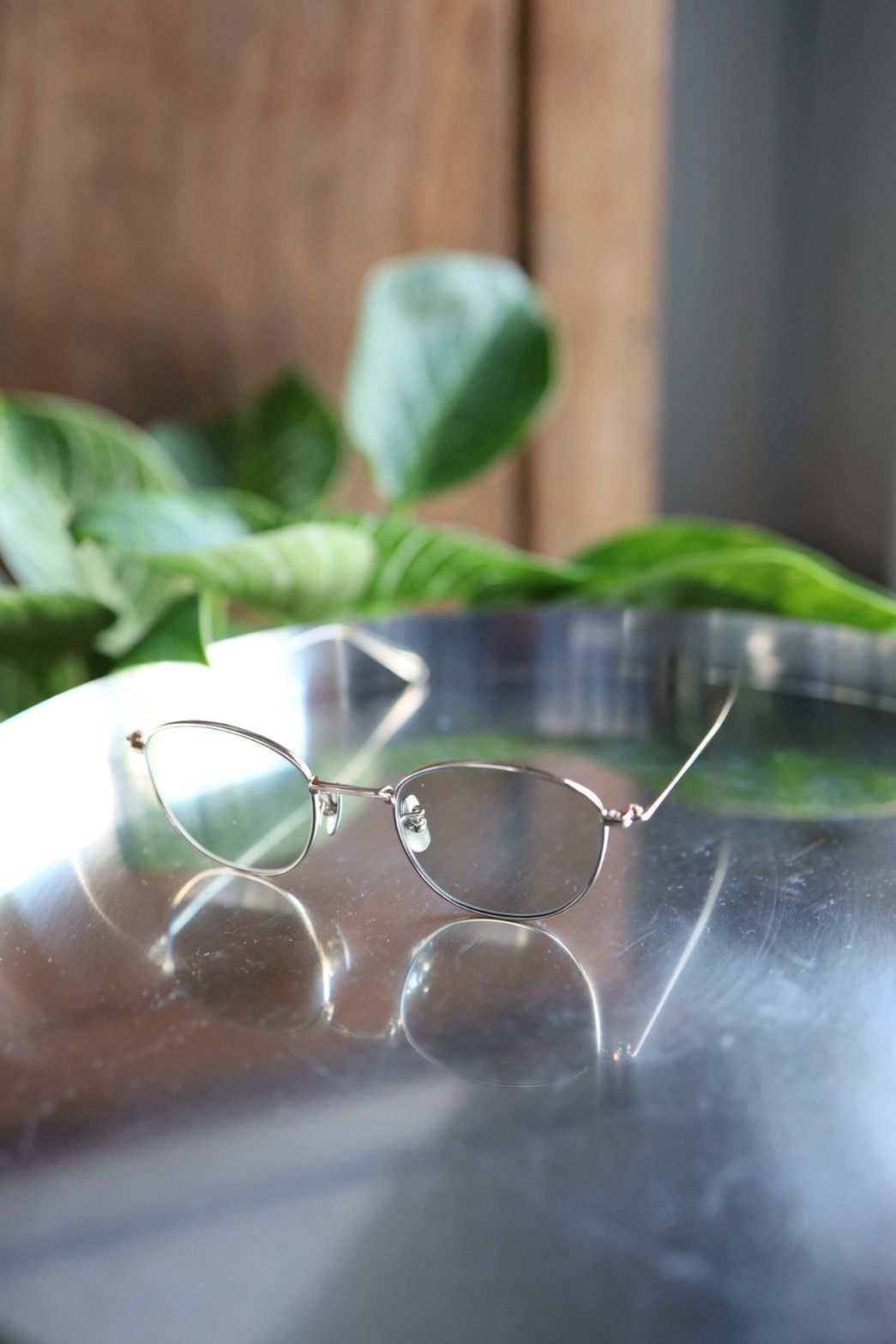 ノチノオプティカル KOUGETSU NOCHINO-N13 #4 CHAMPAGNE GOLD × GREY GREEN to GREY (調光モデル)☆11月22日(土)発売！