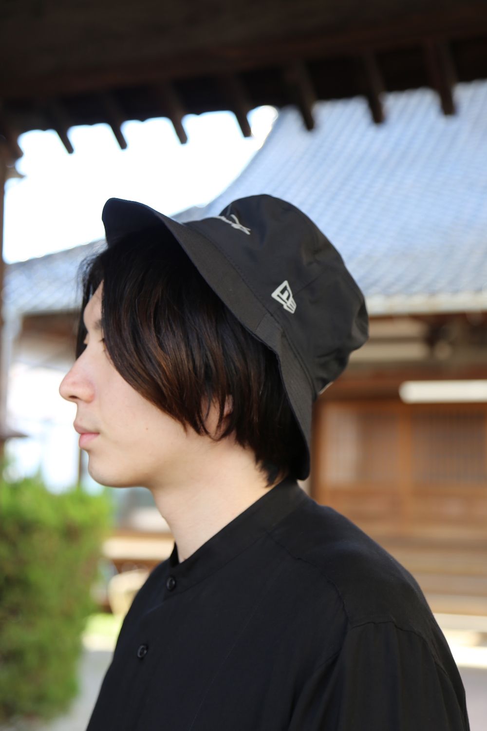 Yohji Yamamoto 新作アドベンチャーライト GORE-TEX PACLITE シグネチャーロゴ ブラック style.2020.11.3.