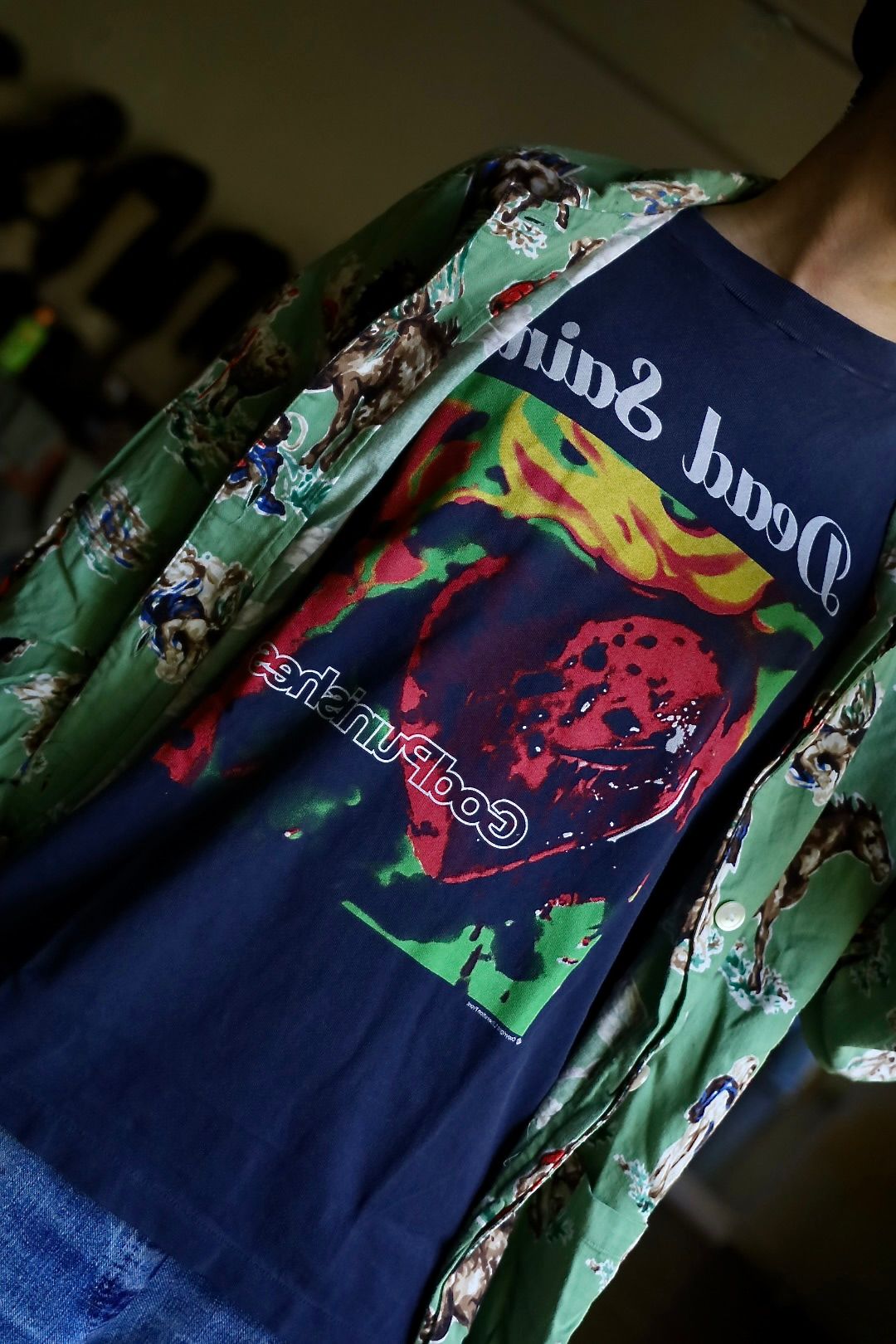 ©SAINT M×××××× DEAD SAINT SS TEEスタイル