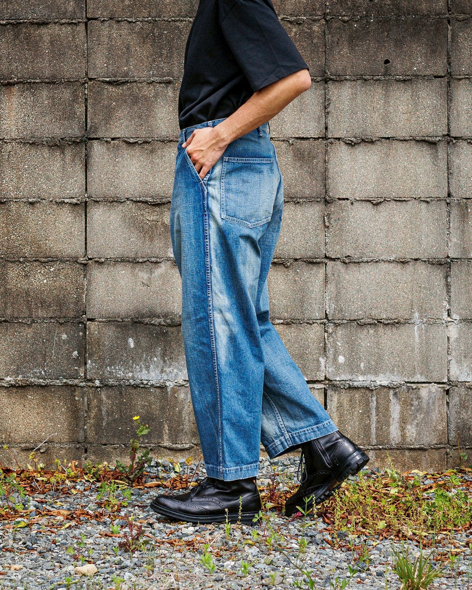 A.PRESSE - アプレッセ 25SS US ARMY DUNGAREE DENIM TROUSERS A.PRESSE - アプレッセ 25SS US ARMY DUNGAREE DENIM TROUSERS