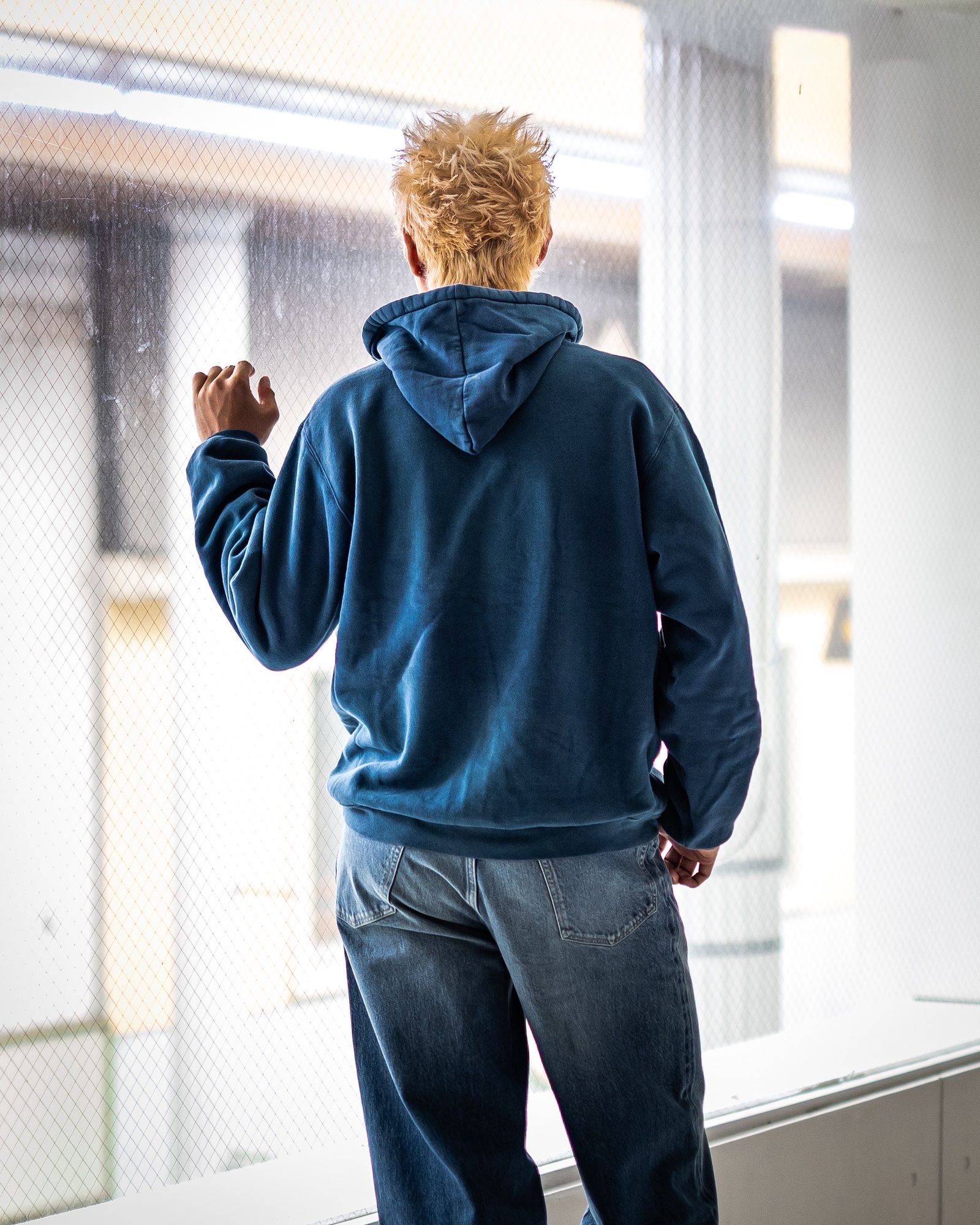 A.PRESSE Vintage Attached Hood Sweat Parka (BLUE)  8月30日(土)新作発売！