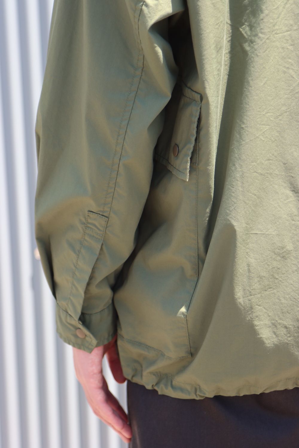 FreshService 22SS SIDE POCKETS STRETCH OVER SHIRT style.2022.5.6