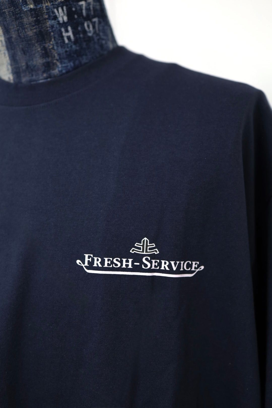 フレッシュサービス CORPORATE PRINTED S/S TEE "FF"(FSC263-70137)NAVY☆7月25日(土)新作発売！