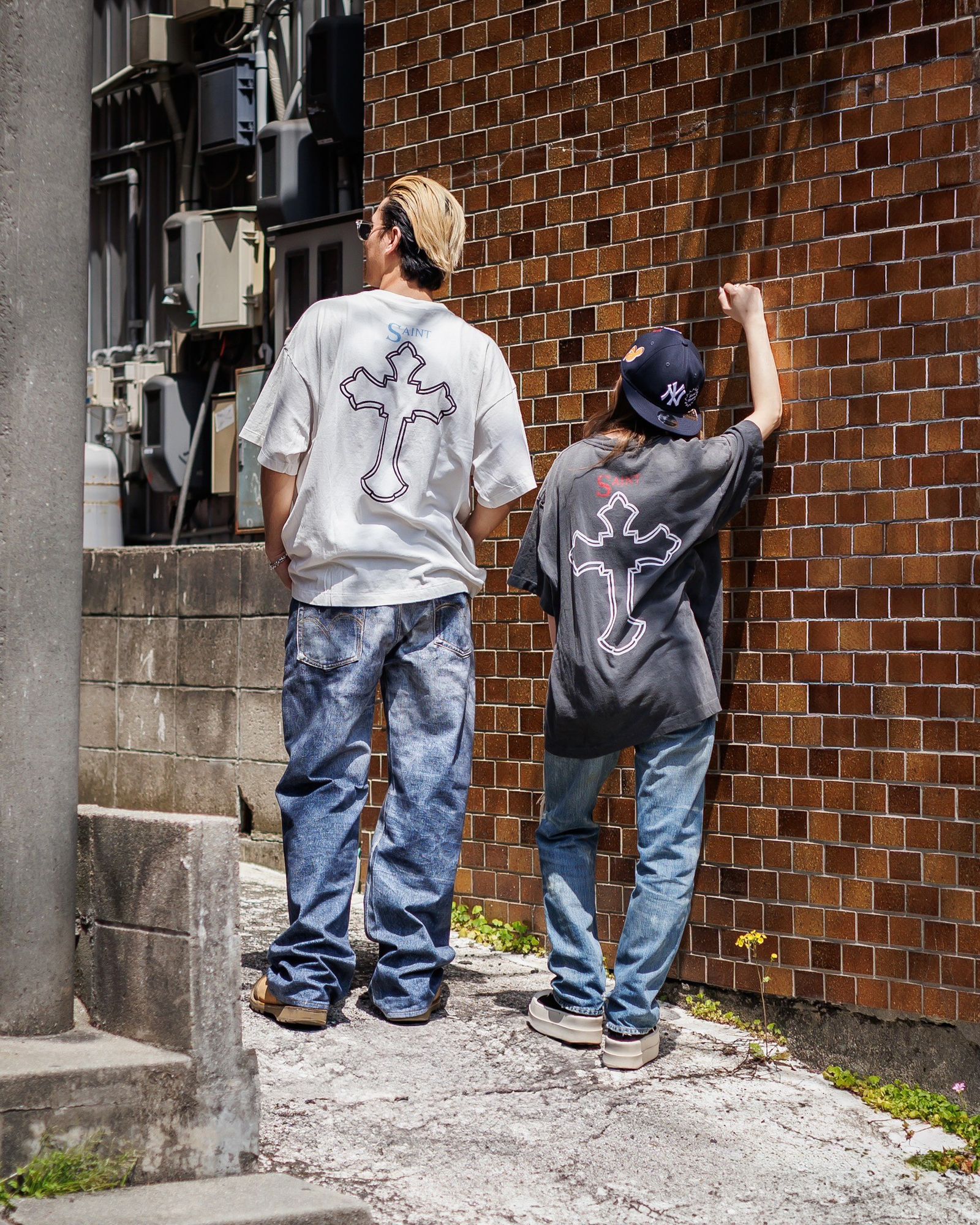 SAINT M×××××× - セントマイケル25SS 2PAC 2PC_SS TEE(SM-HR8 SAINT M×××××× - セントマイケル25SS 2PAC 2PC_SS TEE(SM-HR8