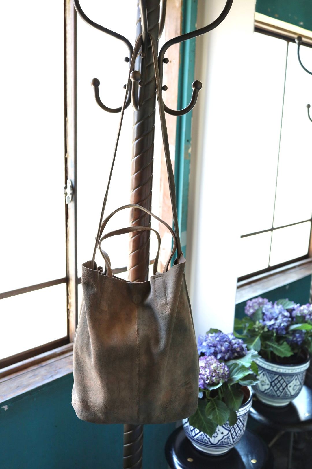 Morphee / モルフェトートバッグ 【LONG】 3WAY MIDIUM TOTE ANTIQUE SUEDE(ML-ASRB)RUST BROWN☆新作発売！