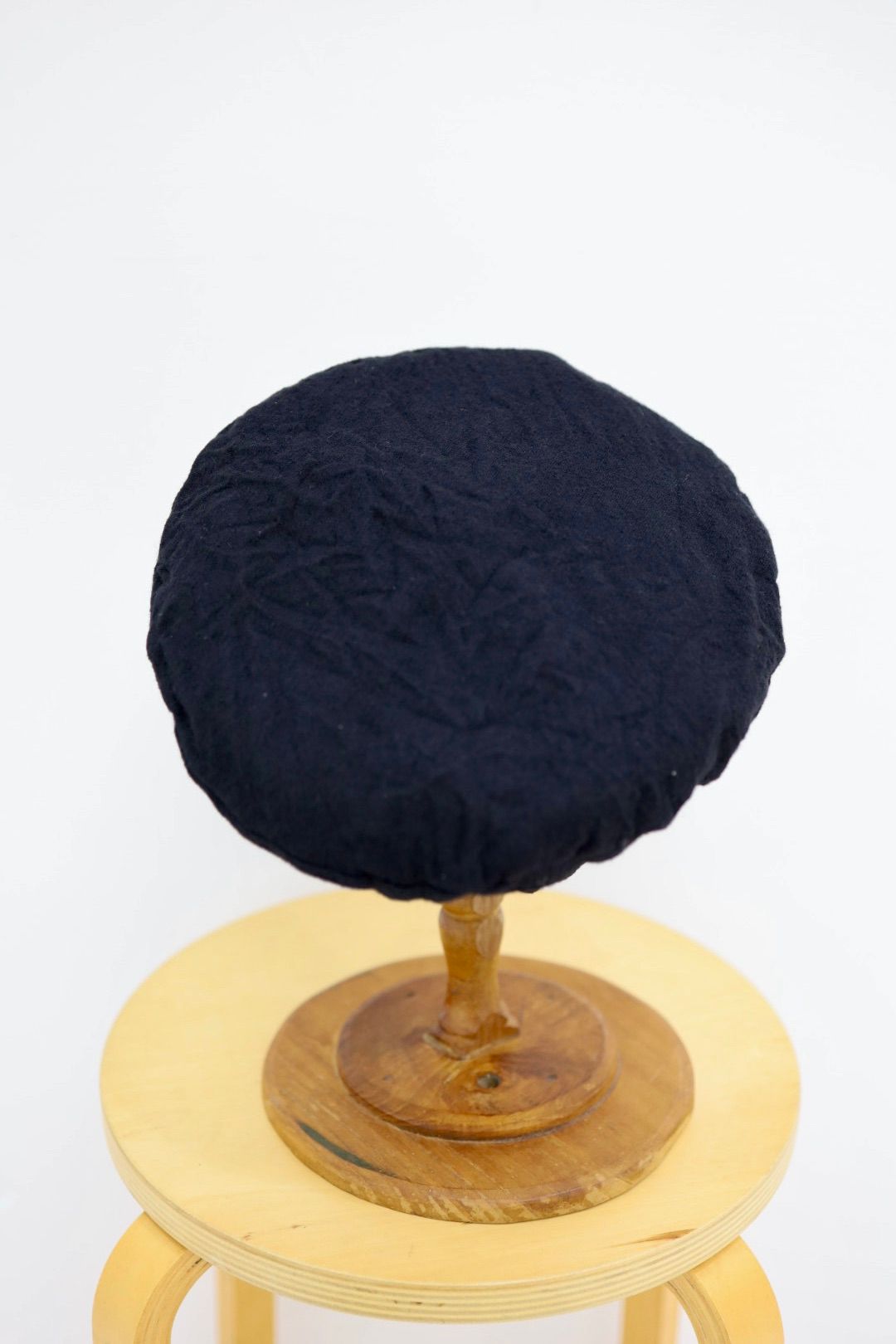 ヨウジヤマモト 縮絨アジャストベレー帽(MK-H93-102)BLACK☆新作発売！