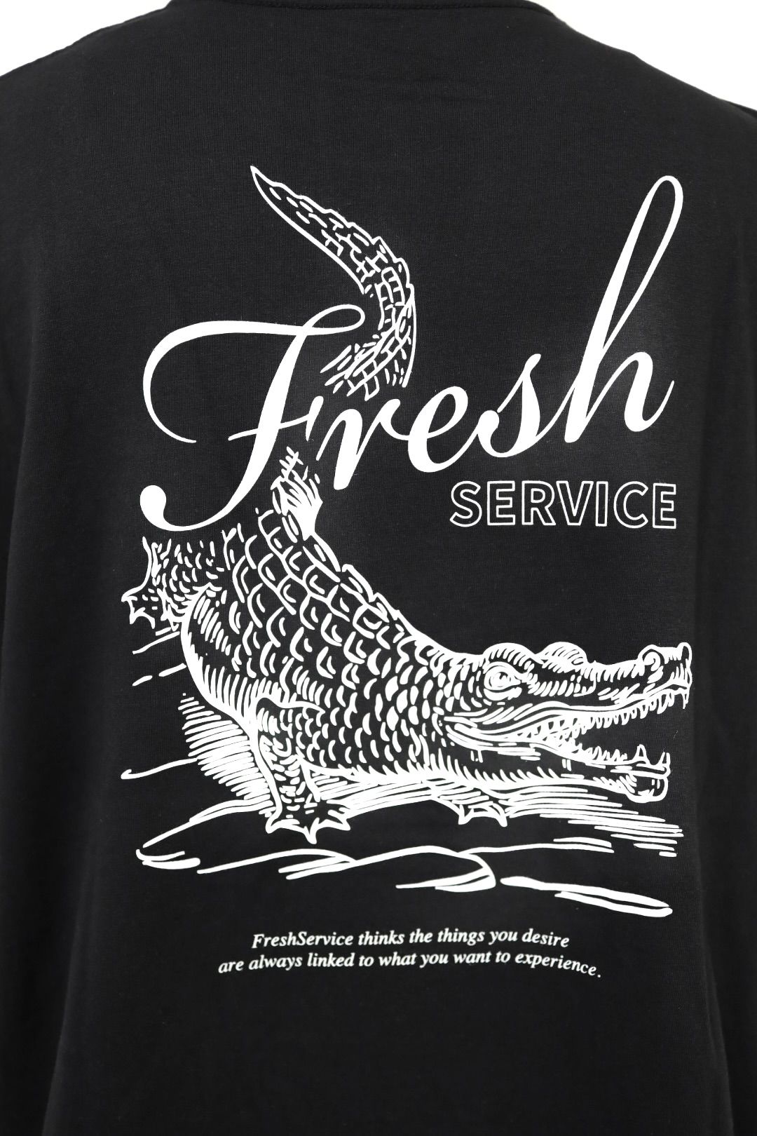 フレッシュサービス CORPORATE PRINTED S/S TEE "CROC"(FSC263-70138)BLACK☆7月25日(土)新作発売！