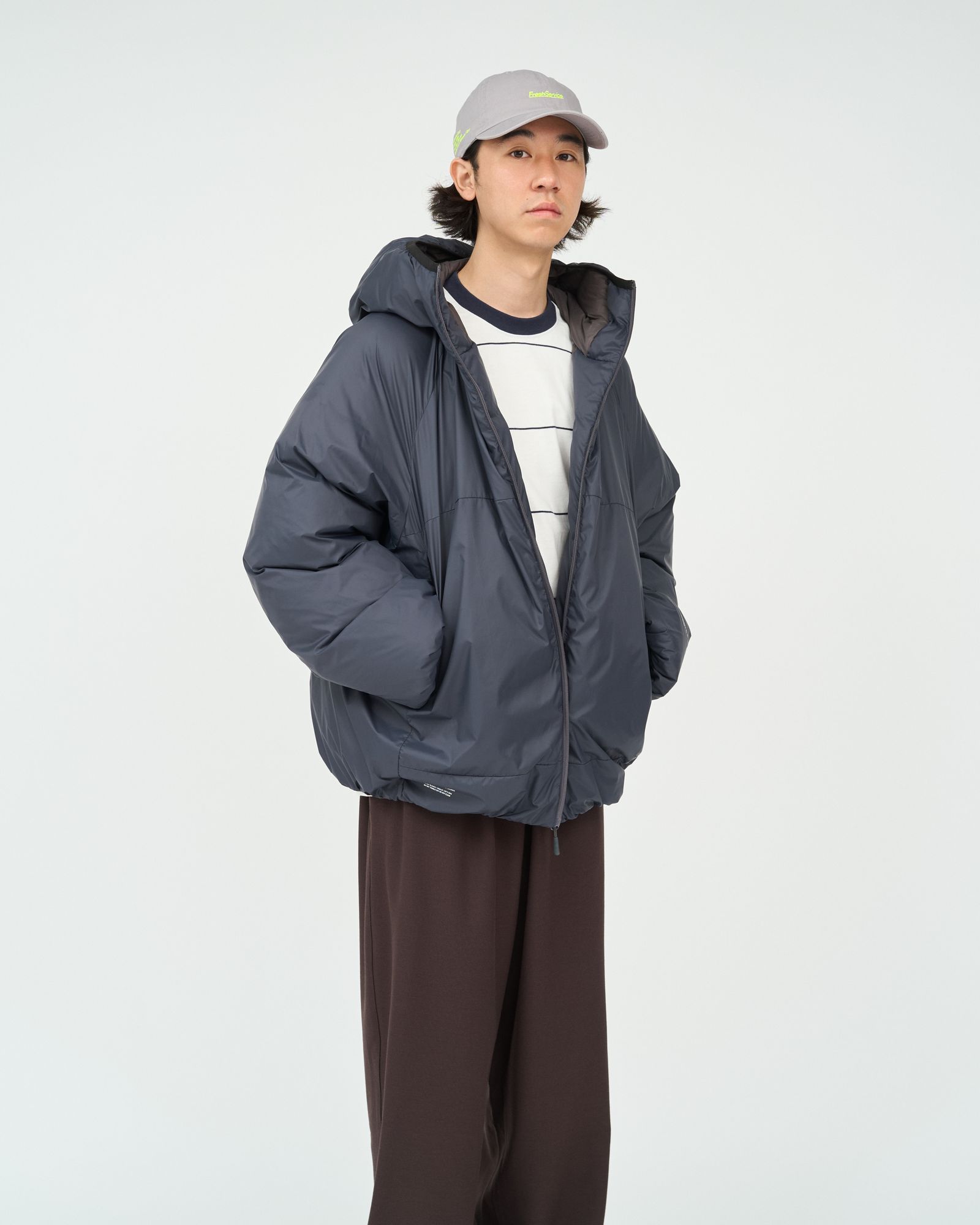 フレッシュサービス 26AW PERTEX® QUANTUM FUSION DOWN HOODED JACKET(FSC263-10101)TEAL BLUE☆10月17日(土)新作発売！