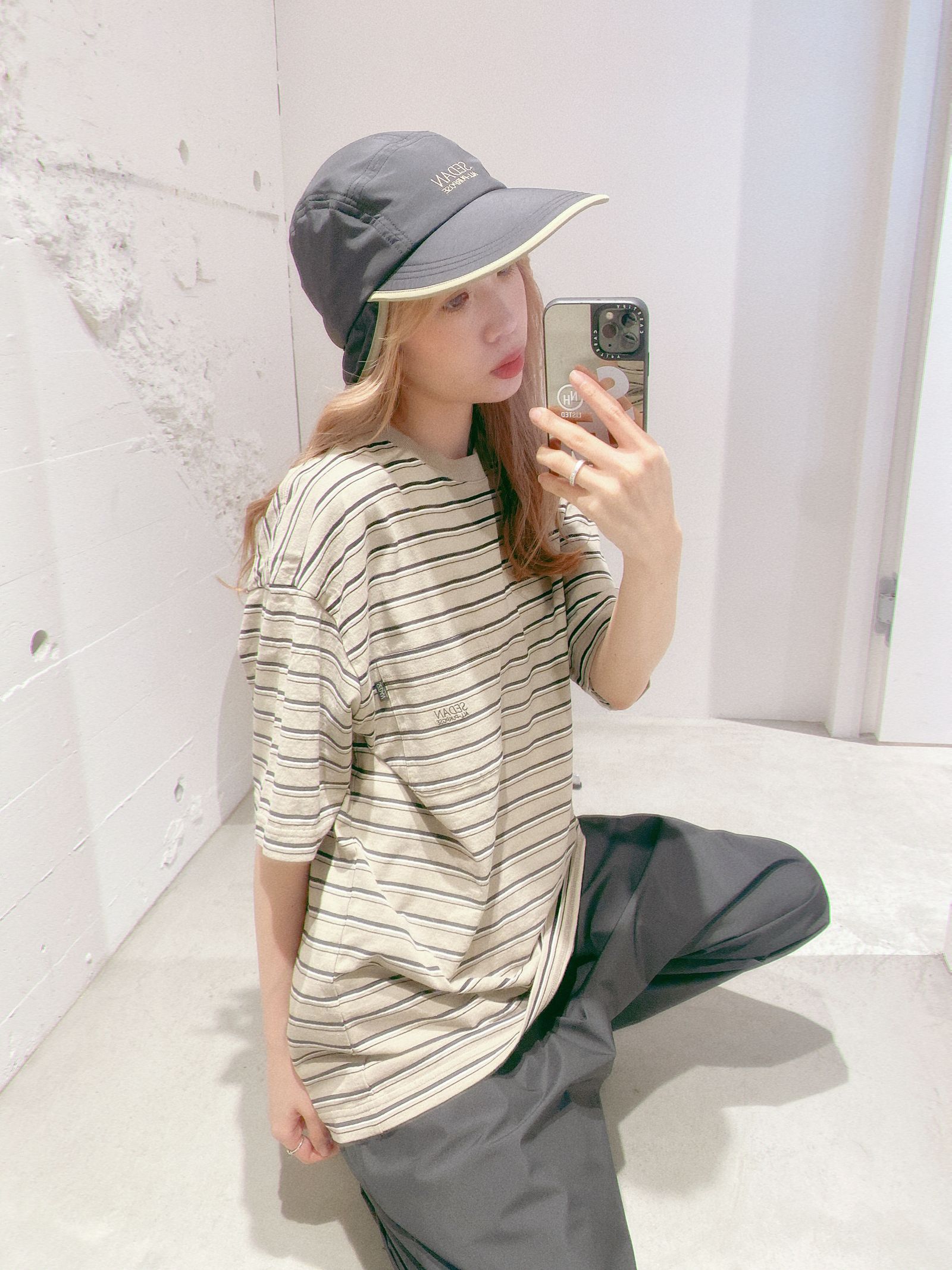 SEDAN ALL-PURPOSE SS24 新作Striped S/S Pocket Tee style.2024.4.15 | 4615 |  mark