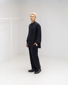 Graphpaper Extra Fine Wool Viyella Oversized Regular Collar Shirt 9月20日(土)新作発売！