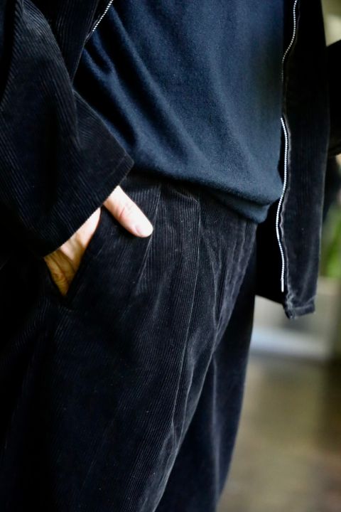 A.PRESSE Vintage Corduroy Trousersスタイル