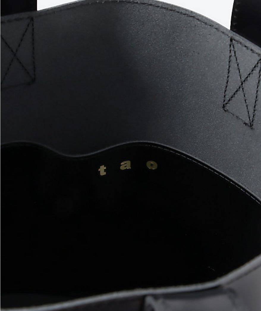 tao 26FW ステアガラス スタッズ付トートバッグ 小(TC-K204-052)BLACK☆8月7日(金)発売！