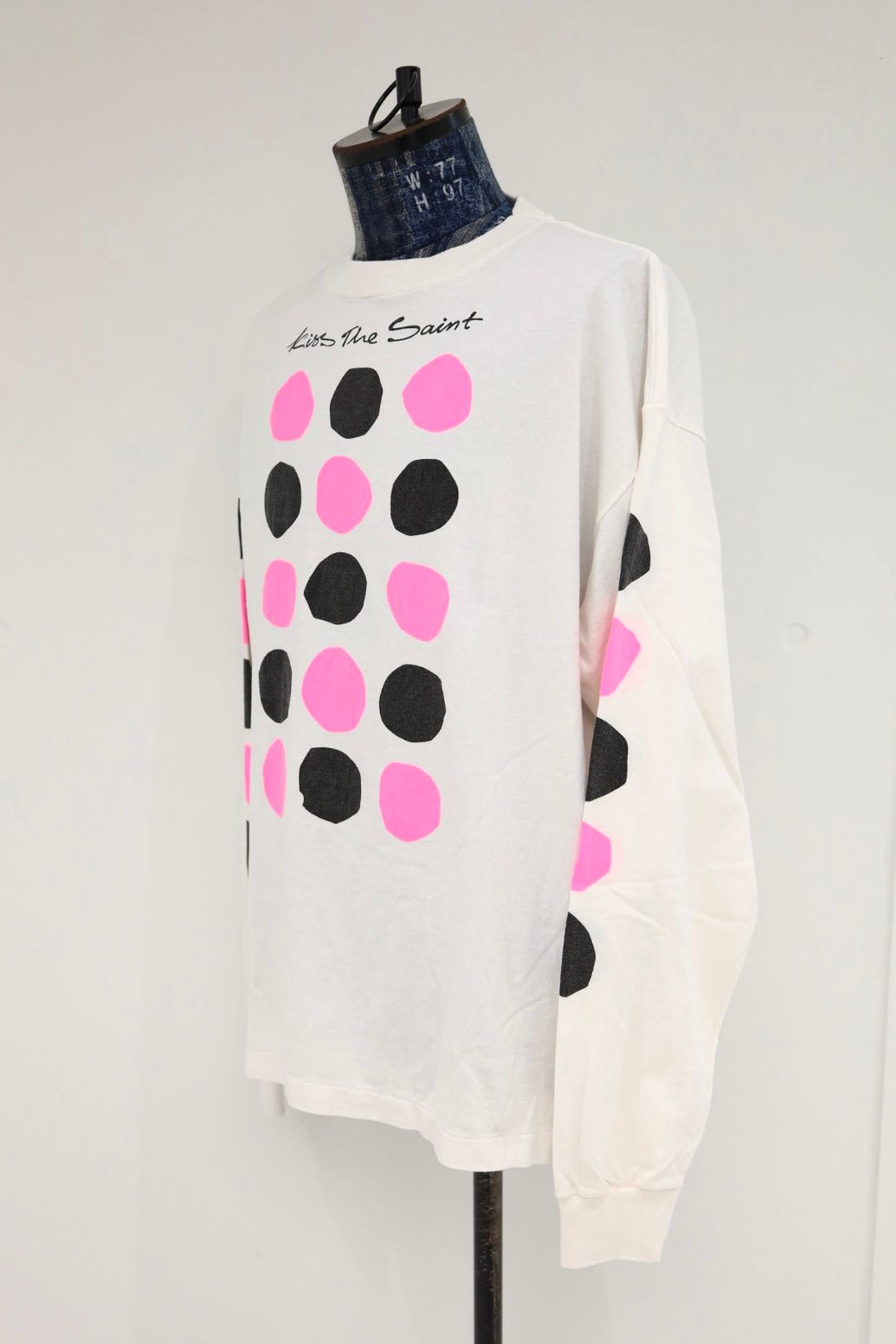 セントマイケル 26SS DOT LS T-SHIRT (SM-MK8-0000-031)WHITE
